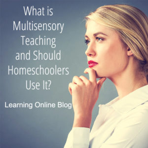 Woman thinking - What is Multisensory Teaching and Should Homeschoolers Use It?