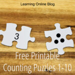 Free Printable Counting Puzzles 1-10
