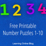 Free Printable Number Puzzles 1-10