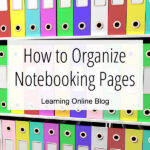 How to Organize Notebooking Pages