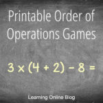 Printable Order of Operations Games