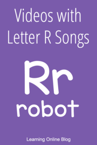 Videos with Letter R Songs